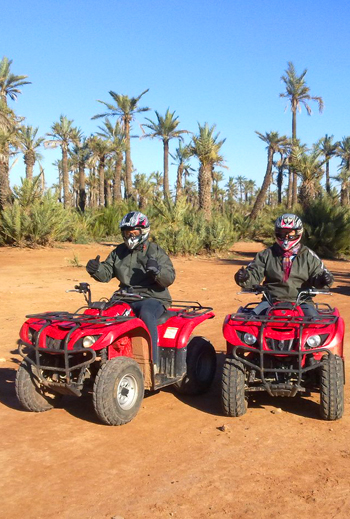 Quad Biking in the Palm Groves of Marrakech